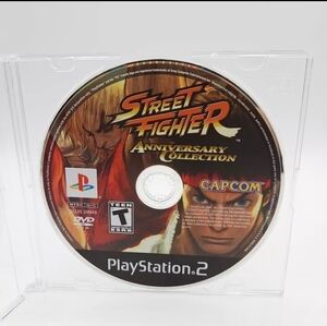 Street Fighter Anniversary Collection PlayStation 2 PS2 Disc Only